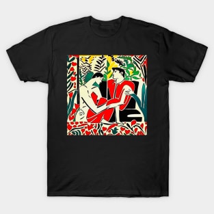 Lovers, motif 2-Matisse inspired T-Shirt